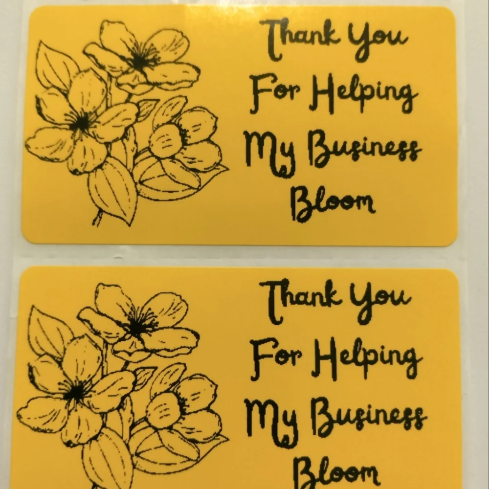 💙100 Bloom- Shipping Labels Thermal Packaging Stickers 2.25